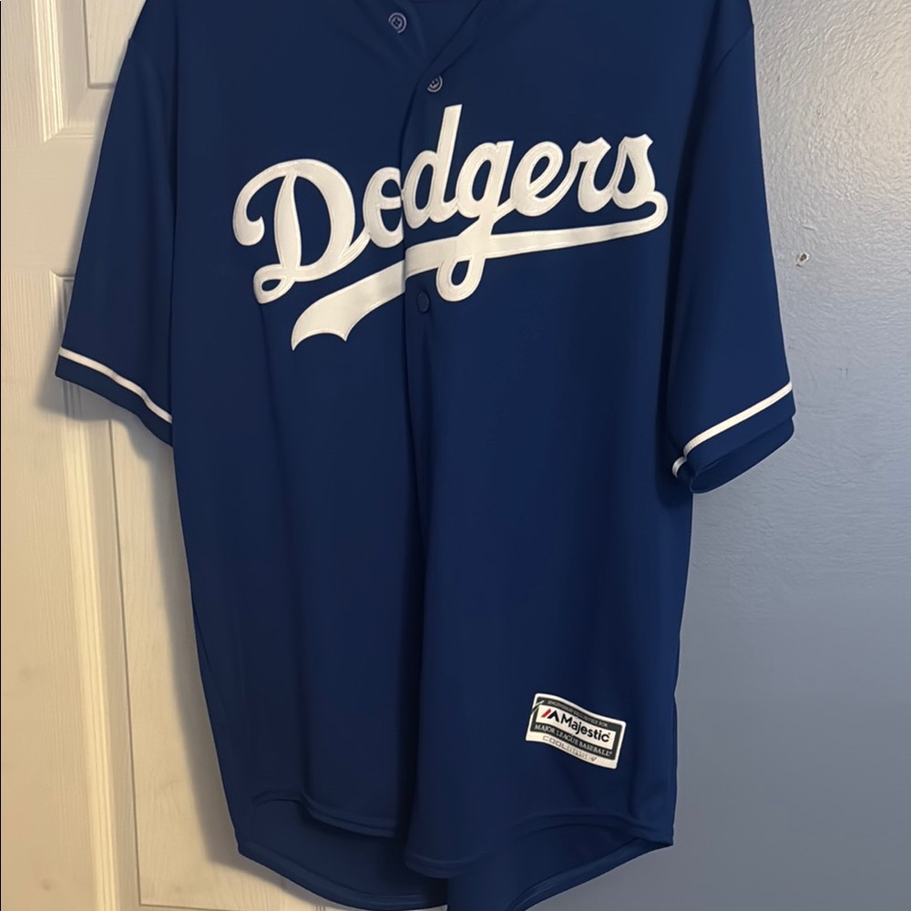 Blue Dodgers Baseball Jersey